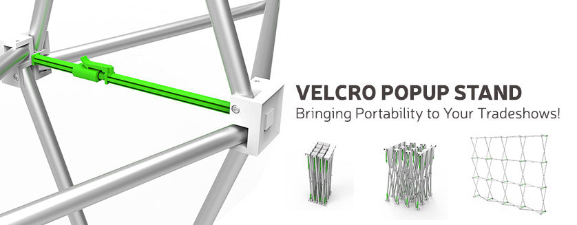Velcro Popup Stand - Bringing Portability to Your Tradeshows!