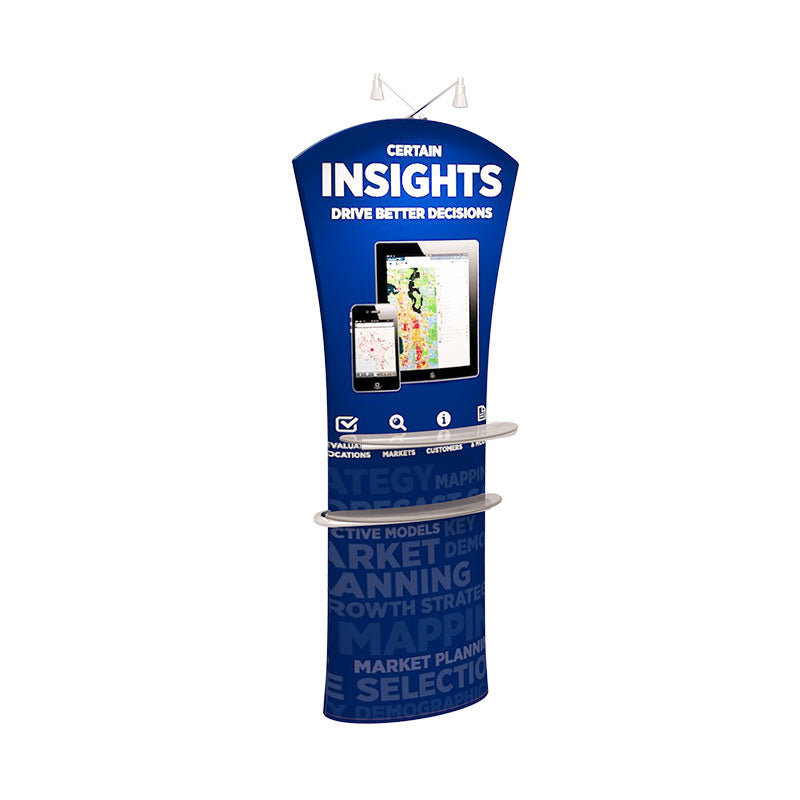 Curved Top - Tension Fabric Banner Stand